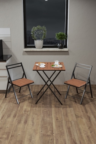 Ege Bistro Takım , Mutfak Masa Takımı , Bahçe Masa Takımı 2124 Ahşap
