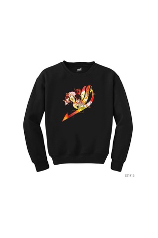 Fairy Tail Siyah Sweatshirt