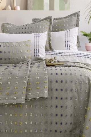 Loren 8 Parça Çift Kişilik Çeyiz Seti Gri 240 X 260 Cm Gri