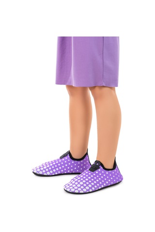 Kiko Kids Point Havuz Plaj Kız Çocuk Deniz Ayakkabısı 7514 Lila - Beyaz Lila - Beyaz