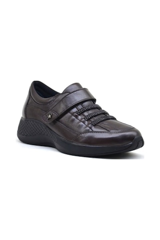 King Paolo U6592 Shoeflex Komfort - Kahverengi - Bayan Ayakkabı,D