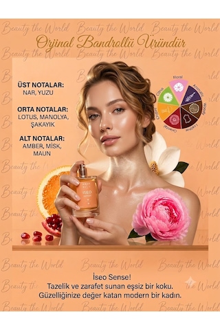 Aqua Di Polo Iseo Sense Edp 50 Ml Modern Kadının Vazgeçilmezi Tazelik Ve Zarafetin İmzası Çiçeksi