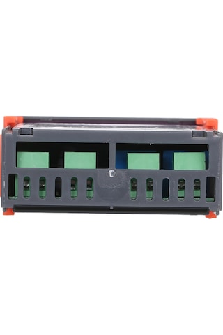 Stc-1000 Dijital Sıcaklık Kontrol Cihazı Isıtma Soğutma Santigrat Termostat 2 Röle Çıkışı Sensörlü Gri