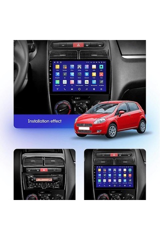 Fiat Linea 2007-2017 -9''gerçek 2+32gb-wifi-bt-fm-carplay-kamera