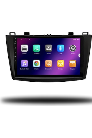 Caros Mazda 3 2010-2013 Uyumlu Android Multimedya 4gb Ram 32gb Hafıza 9"