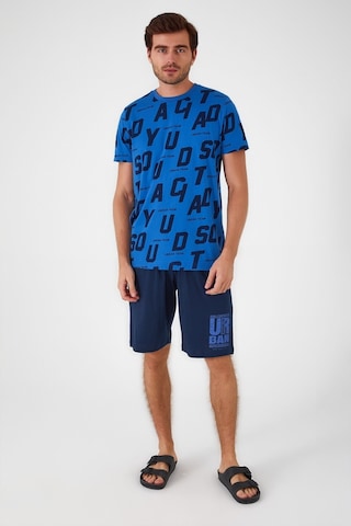 Rolypoly Sea Side Mavi Erkek Bermuda Takım 5274-33199 Saks Mavisi