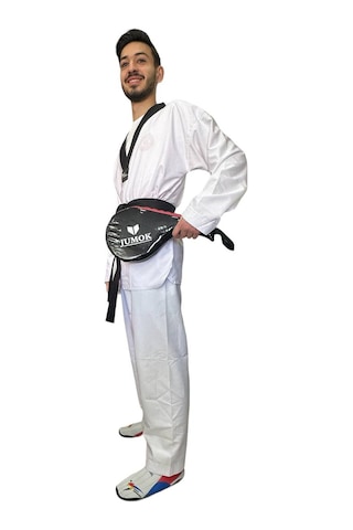 Jumok Taekwondo Raket Ellik Siyah - Kırmızı