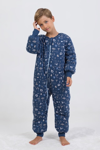 Erkek Çocuk Kalın Elyaf Dolgulu Premium Kalite 2.5 Tog Desenli Uyku Tulumu-koyu Lacivert Koyu Lacivert