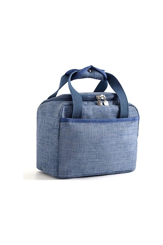 Öğle Yemeği Çantası Taşınabilir Termal Tote Öğle Yemeği Çantaları Kadınlar Erkekler Moda Piknik Soğutucu Öğle Yemeği Kutusu Yalıtımlı Seyahat Gıda Tote Çantaları 1 Siyah