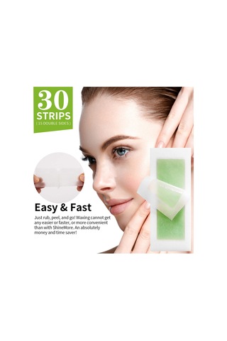 Geekyou 30 Adet Saç Kaldırıcı Zeytinyağlı Mum Kağıdı - Hızlı Ve Temiz Kaldırma, Siyah Lekeler Kalmaz