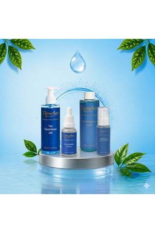Dermaura Erkekler İçin Yağlı Cilt Ve Gözenek Bakım Seti