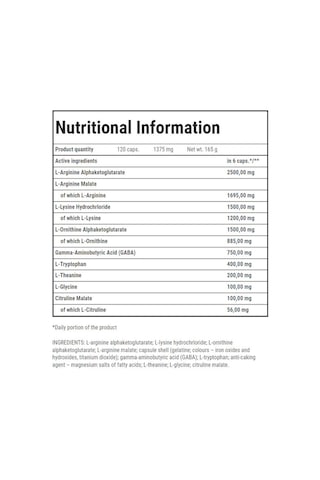 Trec Nutrition Gh Up Growth Hormone Night Formula 120 Kapsül