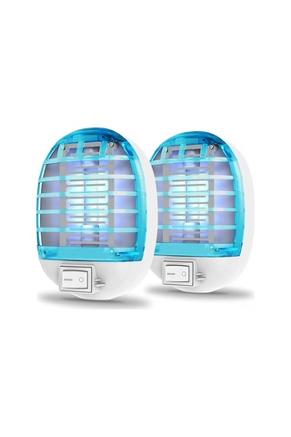 Youmex 20-50 M² Abs Elektrikli Moskit Öldürücü Lambası, 1w Güç, Beyaz/mavi, Ce Rohs Sertifikalı, 2 Adet Hediye Kutusu