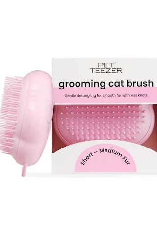 Tangle Teezer Pet Teezer Cat Grooming Brush Kedi Bakım Fırçası Pembe