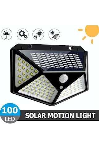 Forlife 40watt Güneş Enerjili Solar Bahçe Duvar Armatürü