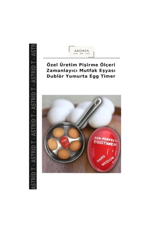 Özel Üretim Pişirme Ölçeri Zamanlayıcı Mutfak Eşyası Dublör Yumurta Egg Timer