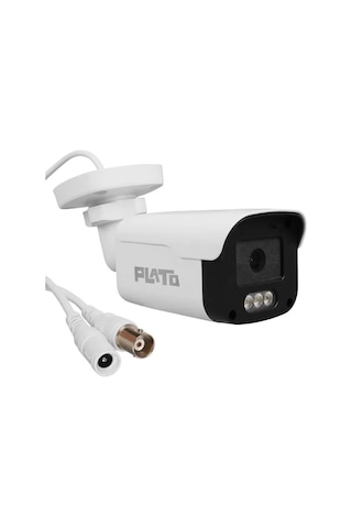 Sh Plato Pl-37707 Ahd Bullet Güvenlik Kamera 2mp 3 Warm Led Sesli 3.6mm Renkli Gece Görüş Mikrofonlu Najmaddin