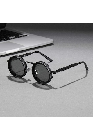 Motion003 Altın Sarısı Ayarlanabilir Işıklı Retro Punk Parti Festival Gözlük Erkek Ve Kadın İçin Uygun Altın