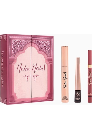 Noha Nabıl Noha Nabıl Eye Dare You Set, Ramadan Özel Göz Makyajı Seti, Eyeliner, Maskara Ve Kontur Makyaj Setleri Siyah