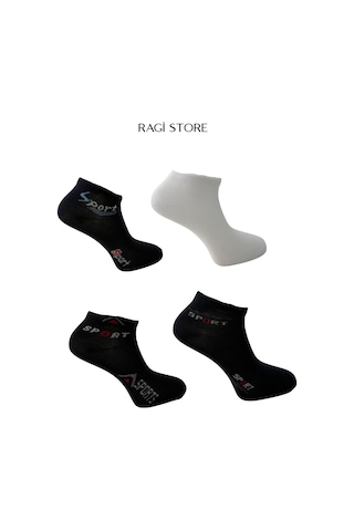 Ragi Store 8'li Erkek Sport Patik Çorap Seti Mix Çok Renkli
