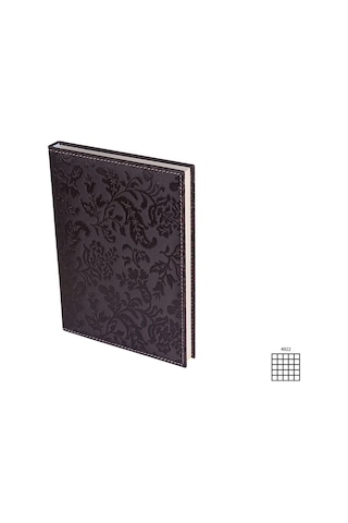 17X24 Kareli Defter Paris Kahve