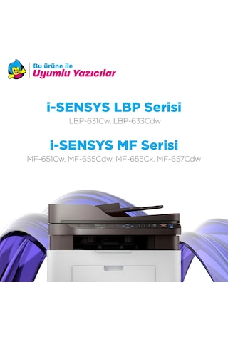 Canon İ-sensys Mf-655cdw Uyumlu Toner - Çipli / Crg-067 Uyumlu Toner