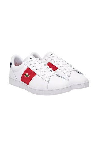 Lacoste Carnaby Set Cgr 1251 Sma Leather Mens Sneaker Hakiki Derri Erkek Günlük Spor Ayakkabı Beyaz Beyaz
