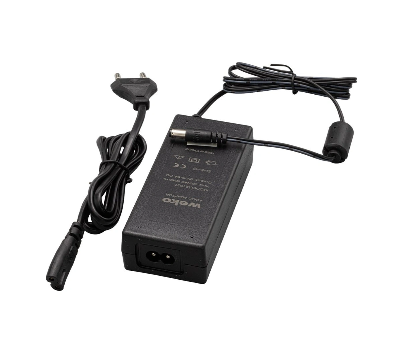 Weko 9 Volt - 5 Amper Masaüstü Adaptör 5.5 2.5 Mm Uçlu Yerli Üre