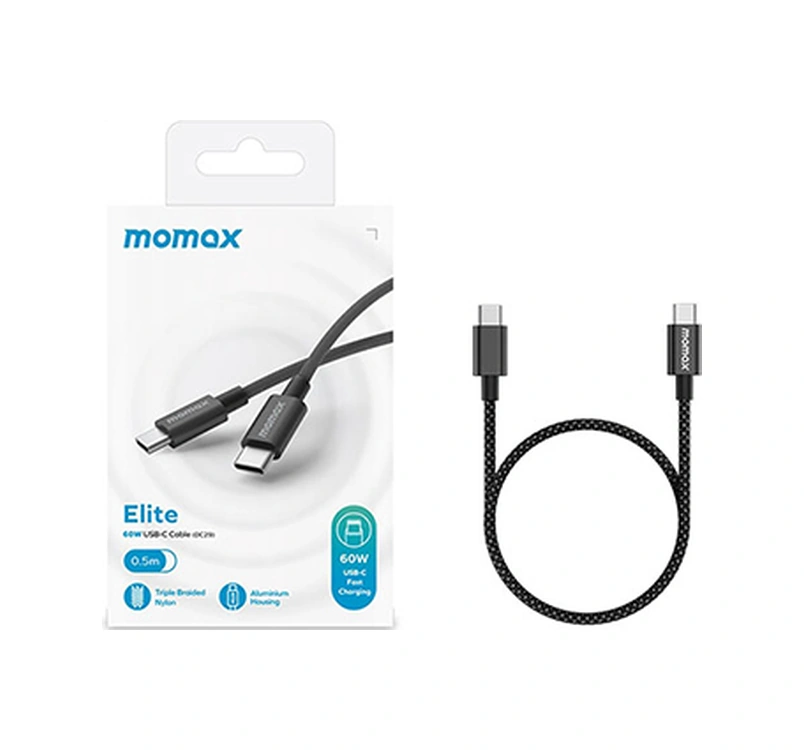 Momax Elite Link Type C - Type C Kablo 60w 0,5 Metre