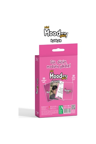 Mooduna Göre Mini - Kız Kıza Arkadaş & Aile İçin Kutu Oyunu Kart Oyunu