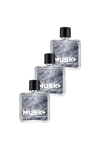 Avon Musk+ Mineralis Erkek Parfüm EDT 3 x 75 ML