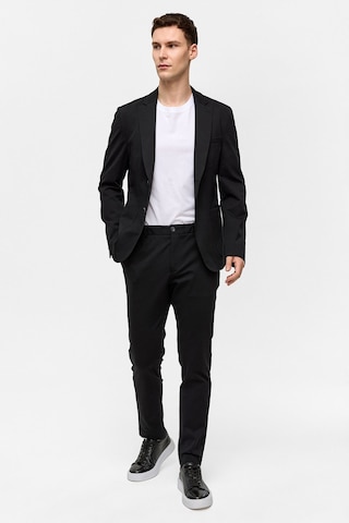 Back And Bond Siyah Slim Fit Mono Yaka Ceket Çok Renkli