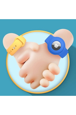 Ekılıf - Airtag Uyumlu Anahtarlık Kordon - Mürdüm