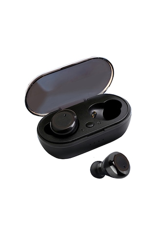 Samdoo Y50 Bluetooth 5.0 Tws Kulaklık, Dokunmatik Kontrol, Gürültü Azaltıcı Mikrofon, 450mah Şarj Kutusu, Siyah