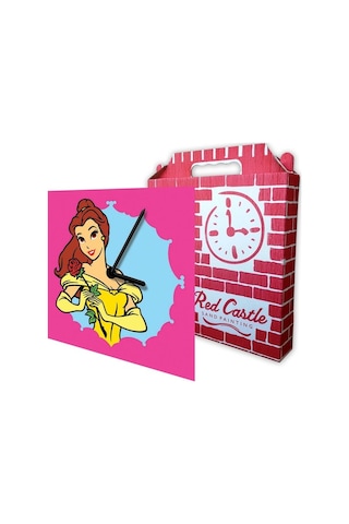 Disney Bella Saat Clock Kum Boyama Seti-red Castle S-0016
