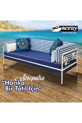 Seray Seropatra 3'Lü Yerden Yüksek Yataklı Kanepe