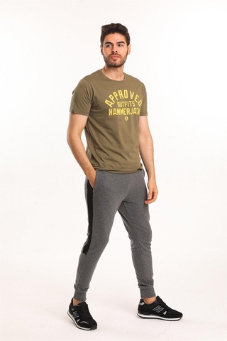 Hammer Jack Frodi Bisiklet Yaka Erkek Tshirt Yeşil 602 T14-e Çok Renkli