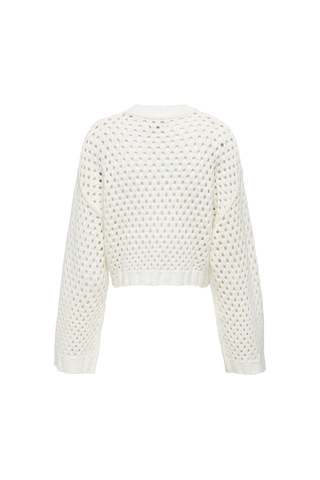 Only Onlsmılla Short Pullover L/s Knt Noos Bej Bej