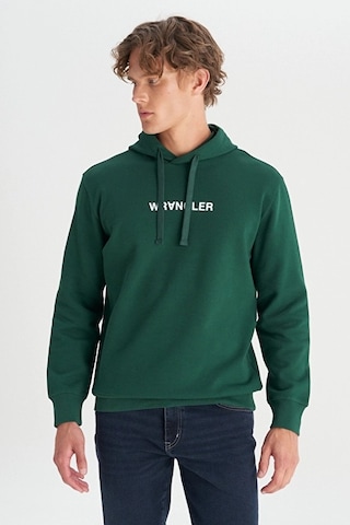 Wrangler Regular Fit Kapüşonlu Erkek Sweatshirt W2520122300 Yeşil