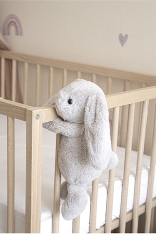 Babyjem 730 Oturabilen Tavşan Uyku Arkadaşım 30Cm 5117-Gri