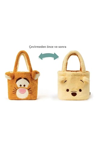 Büyük Kapasiteli Çift Taraflı Çanta-sarı Sarı