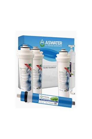 İhlas Aura Cebilon Unique Dijital Su Arıtma Cihazı Uyumlu 5'li Filtre Seti