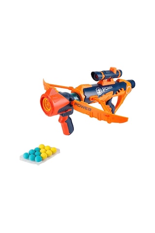 Dürbünlü 12 Mermili Sünger Top Atan Silah Hedefleme Dürbünü & Manuel Mekanizma