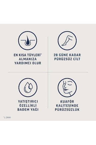 Veet Hassas Ciltler için Bacak ve Vücut Bölgesi Sir Ağda Bantları 2 x 40'lı