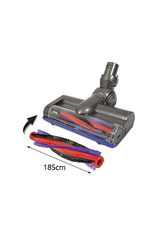 Aubyhe V6 Dc59 Dc62 Sv03 Sv073 İçin Dayanıklı Plastik Tırnaklı Fırça Ve Filtre Seti - Saç Sarılmasını Önleyen Yeni Tasarım - Mor+kırmızı+siyah