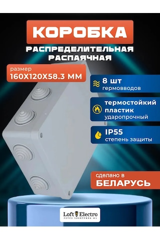 Bylectrıca Dağıtım Kutusu 8 Giriş 160x120x58.3 364688209