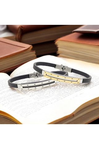 Fm Desenli Çelik Bileklik 3183scb019 Sarı