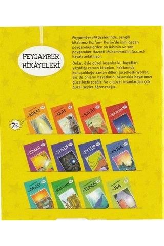 Peygamber Hikayeleri Serisi 13 Kitap Takım 7+ Yaş Renkli Res...