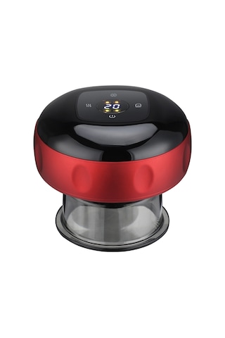 Sones 12-hızlı Şarjlı Elektrikli Kupa Masaj Cihazı Kırmızı Şarap Kırmızı
