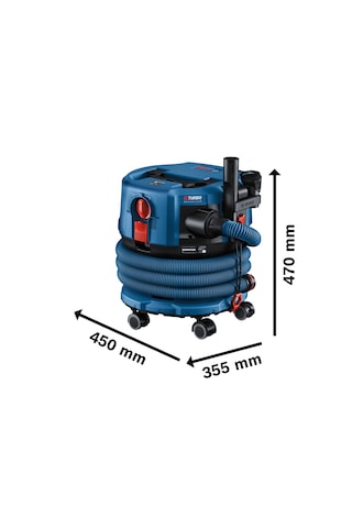 Bosch GAS 18V-12 MC Akülü El Süpürgesi Akü Ve Şarj Cihazı Dahil Değildir 06019K2000